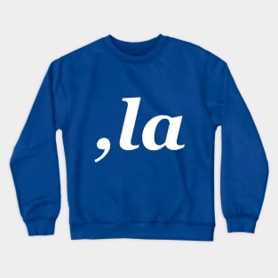 "comma la" Kamala Harris Crewneck Sweatshirt